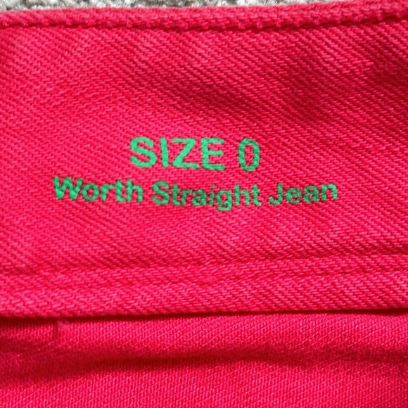 Lilly Pulitzer Worth Straight Jean in Azalea Pink EUC🩷 - Picture 8 of 13